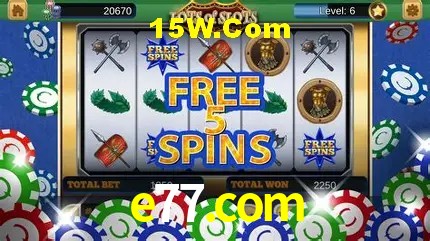 Jogos de Slot e77.com